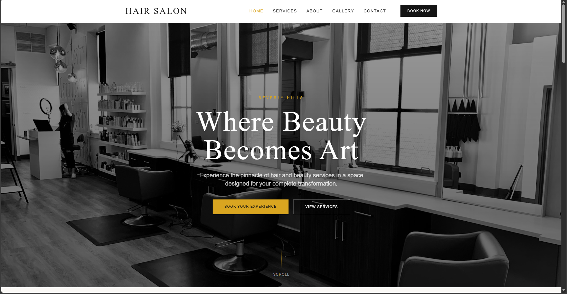 Hair Salon Website